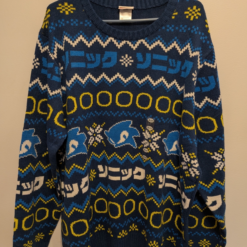 Blue Graphic Sweatshirt